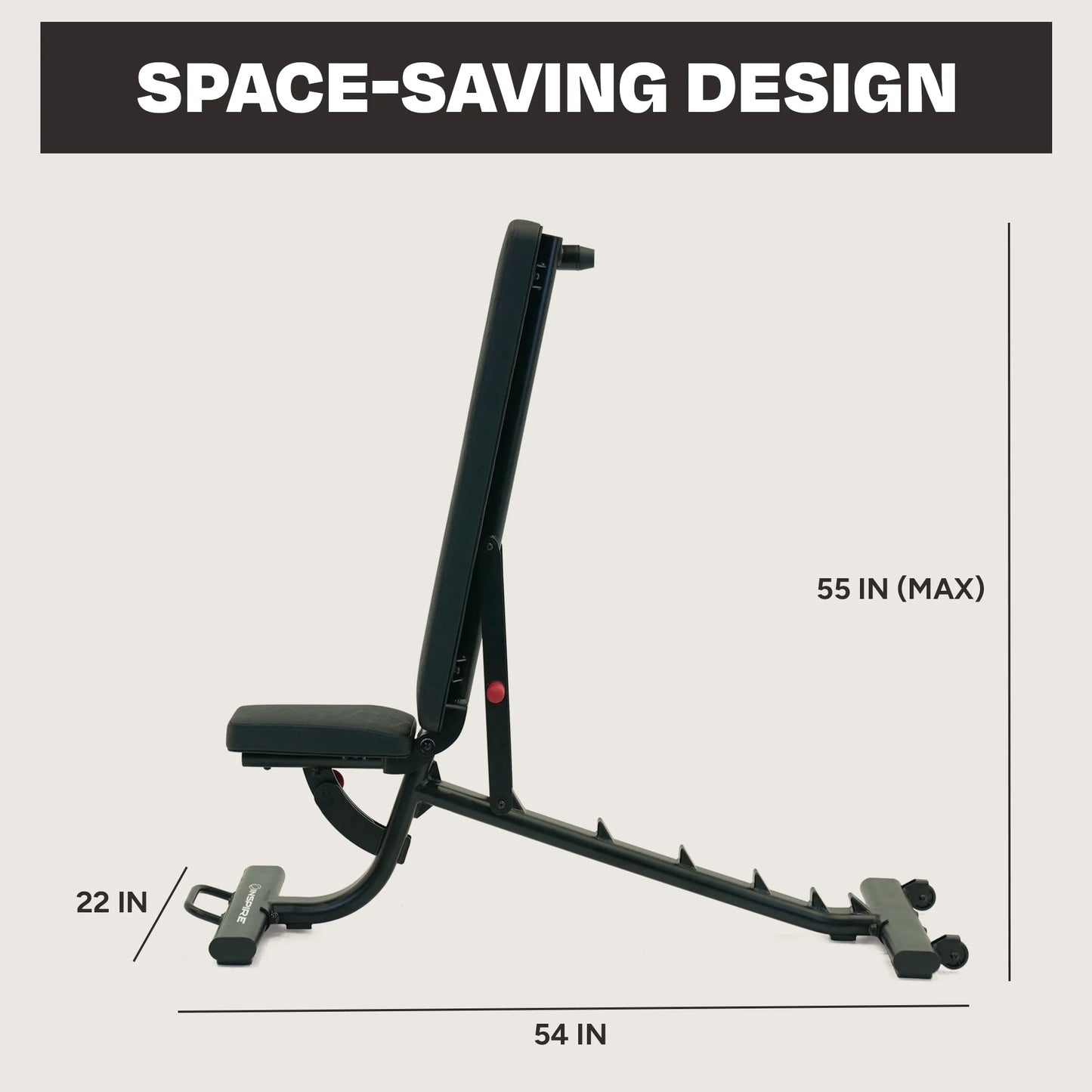 Adjustable Flat Incline Decline Workout Bench, Black