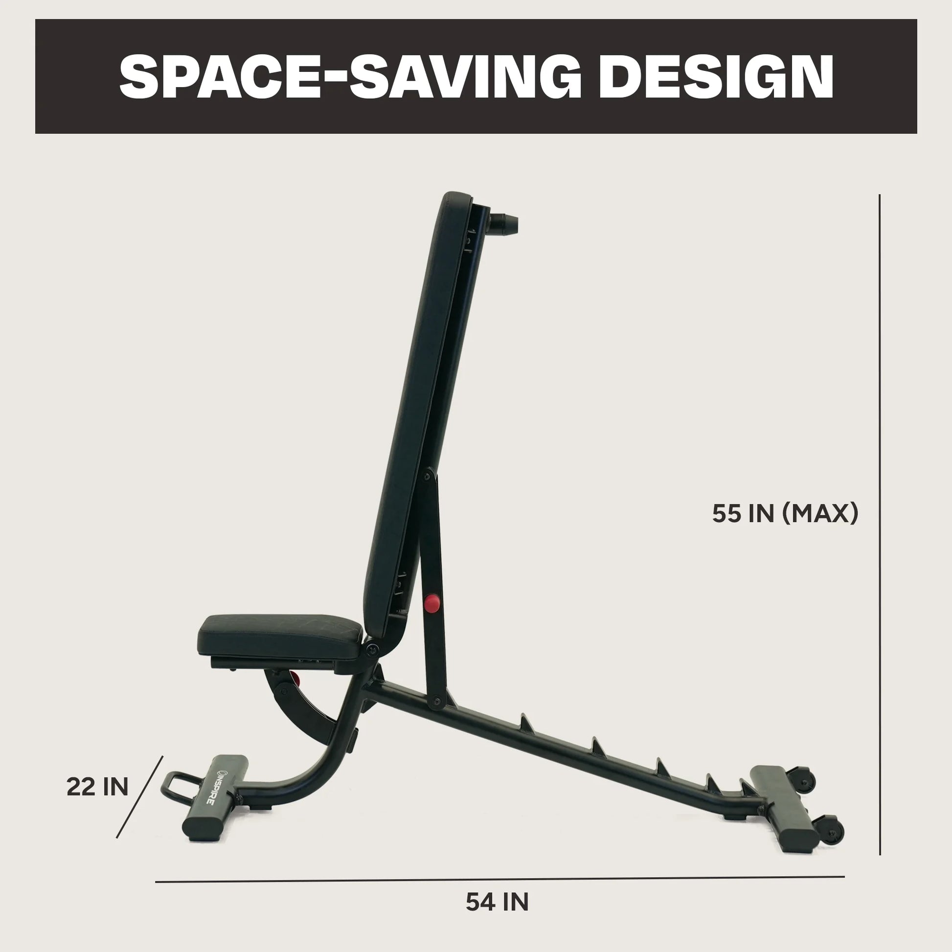 Adjustable Flat Incline Decline Workout Bench, Black