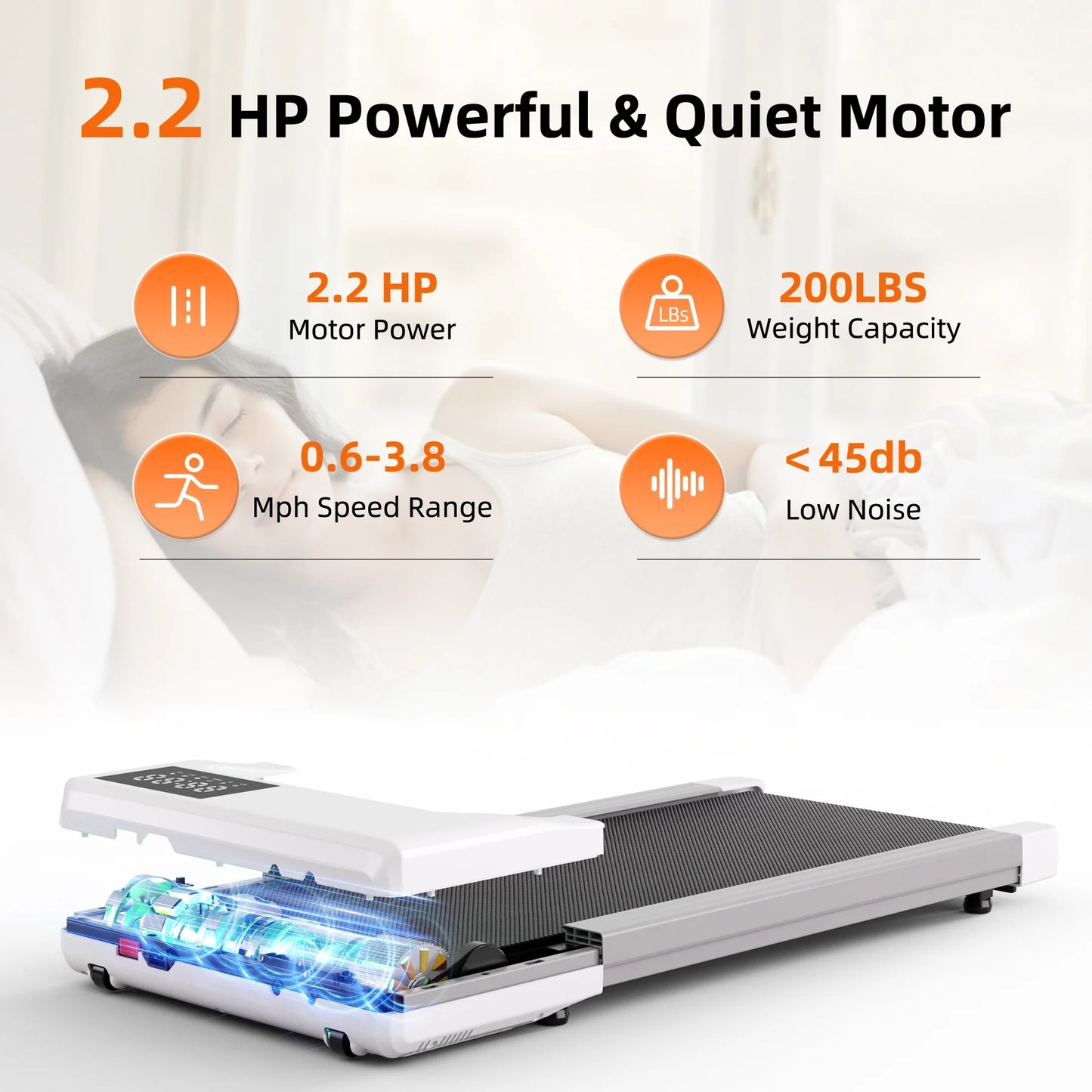  Remote Control Portable Walking Pad for at Home 