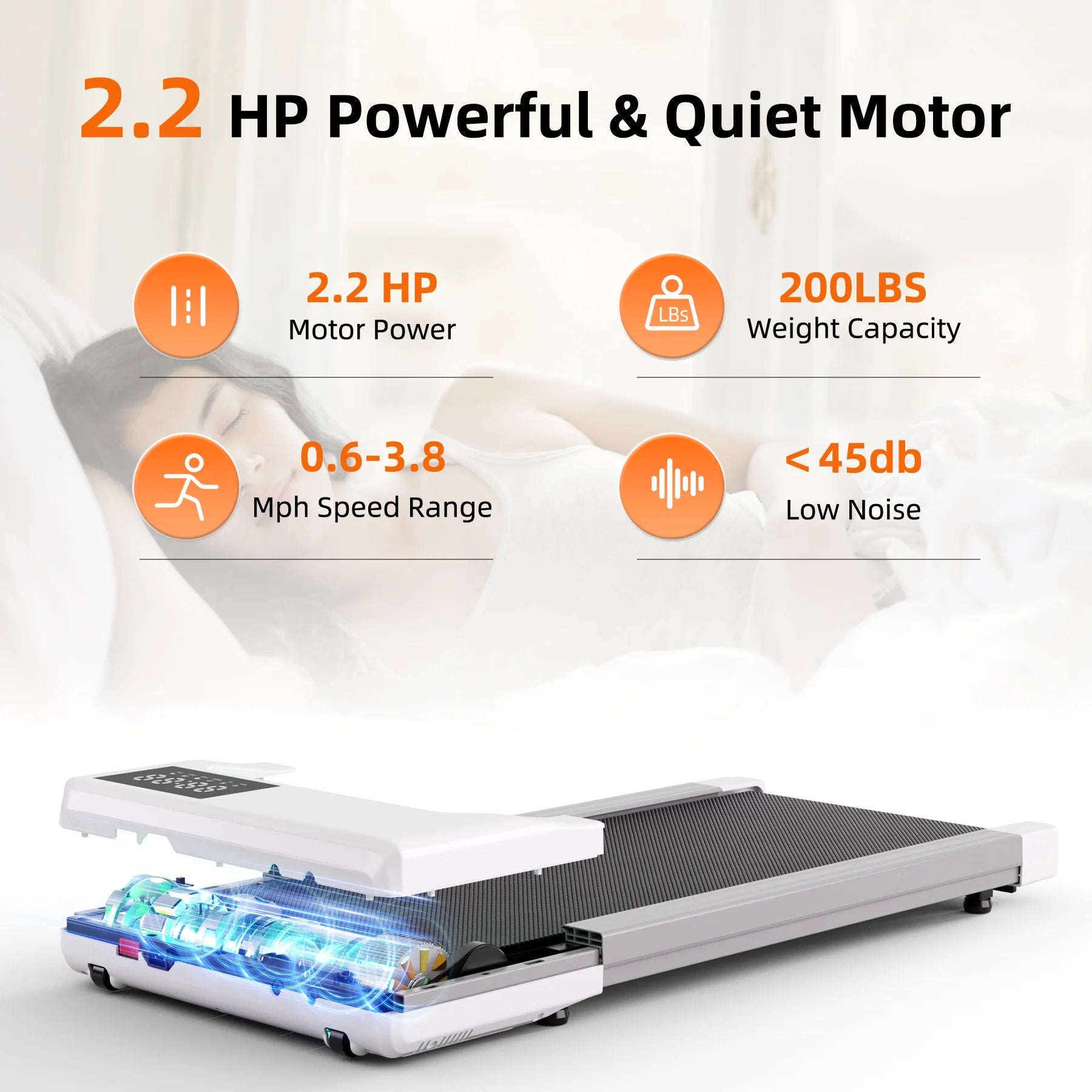  Remote Control Portable Walking Pad for at Home 