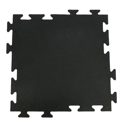 Premium Armor-Lock Interlocking Rubber Gym Tiles - 3/8" Thick, 20" x 20" - 16-Pack for Superior Floor Protection and Comfort