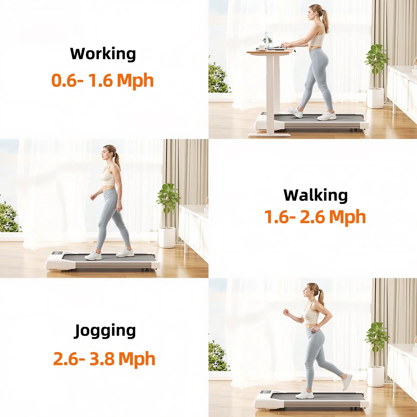  Remote Control Portable Walking Pad for at Home 