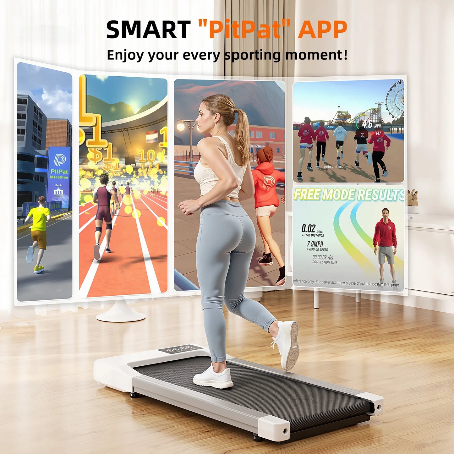  Remote Control Portable Walking Pad for at Home 