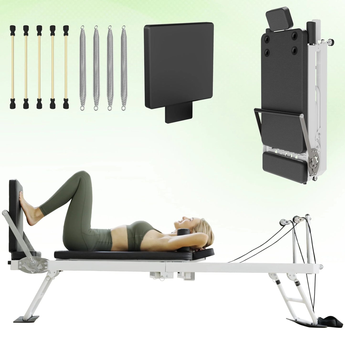 Foldable Pilates Equipment for Home Workouts. 